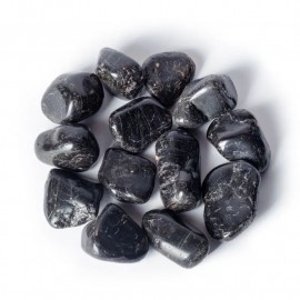 Tormalina nera pietre burattate di qualità A (1Pezzo)
